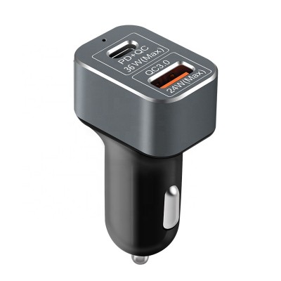 WISTAR 60W High Power Type-C PD 36W USB Car Charger With QC3.0 24W Mobile Car Charger